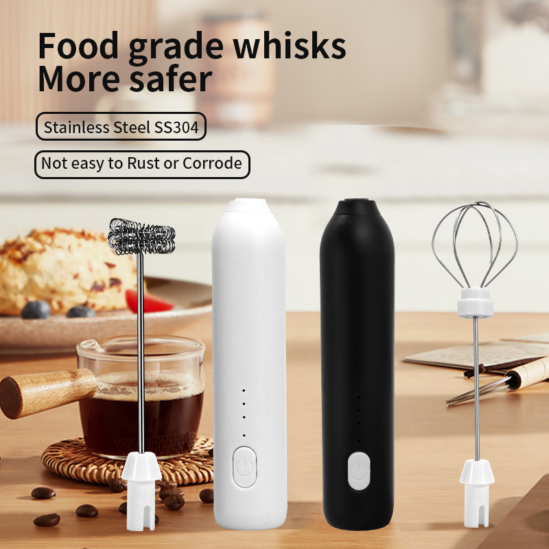 Healthy Kitchen Gadgets - 2 In 1 Electric Coffee Frother