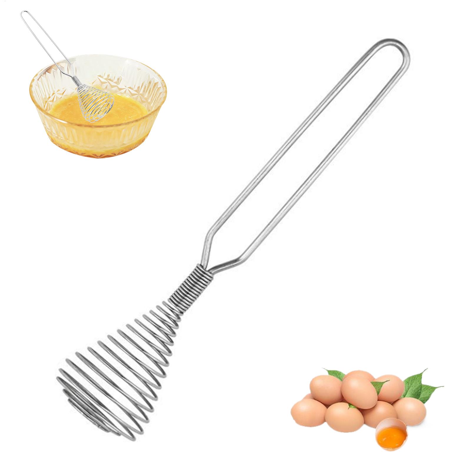 Healthy Kitchen Gadgets - Stainless Steel Hand Whisk Spring Coil