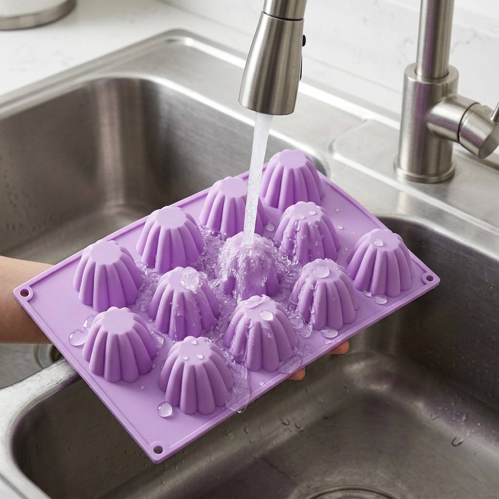 Zyliss Kitchen Gadgets - 12-Cavity Mini Spiral Silicone Mold Swirl