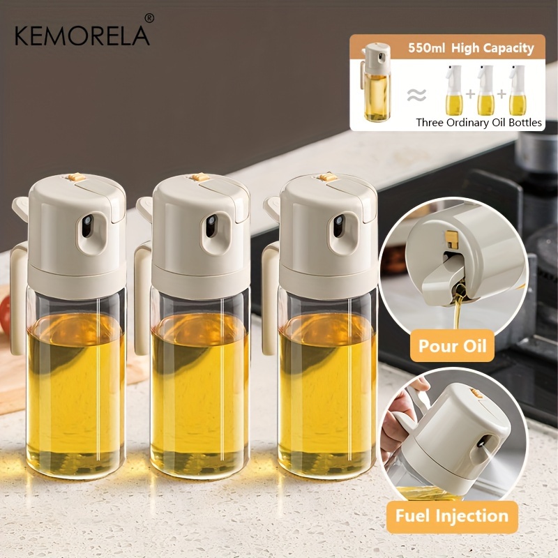 550ML Oil Sprayer Bottle 1/2/3 - Kitchen Gadgets Oil Spray ulasan dan harga