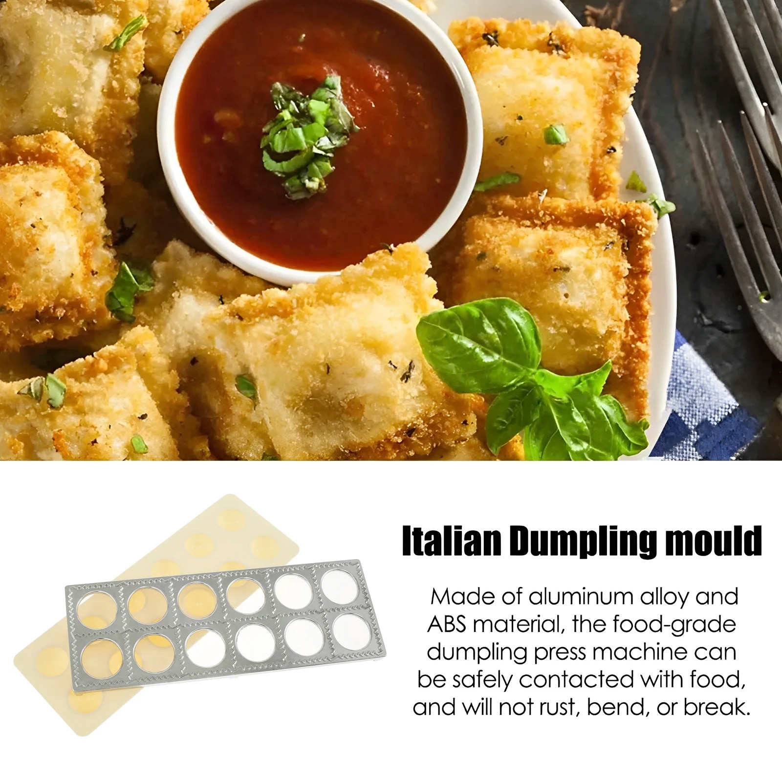 Dumpling Mold 12 Holes Ravioli - Kitchen Gadgets That Make Life Easier ulasan dan harga