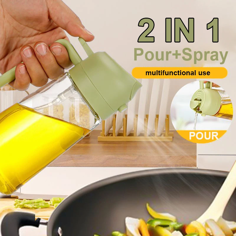 2 in 1 Pour Spray Sprayer Kitc - Kitchen Gadgets Oil Spray ulasan dan harga