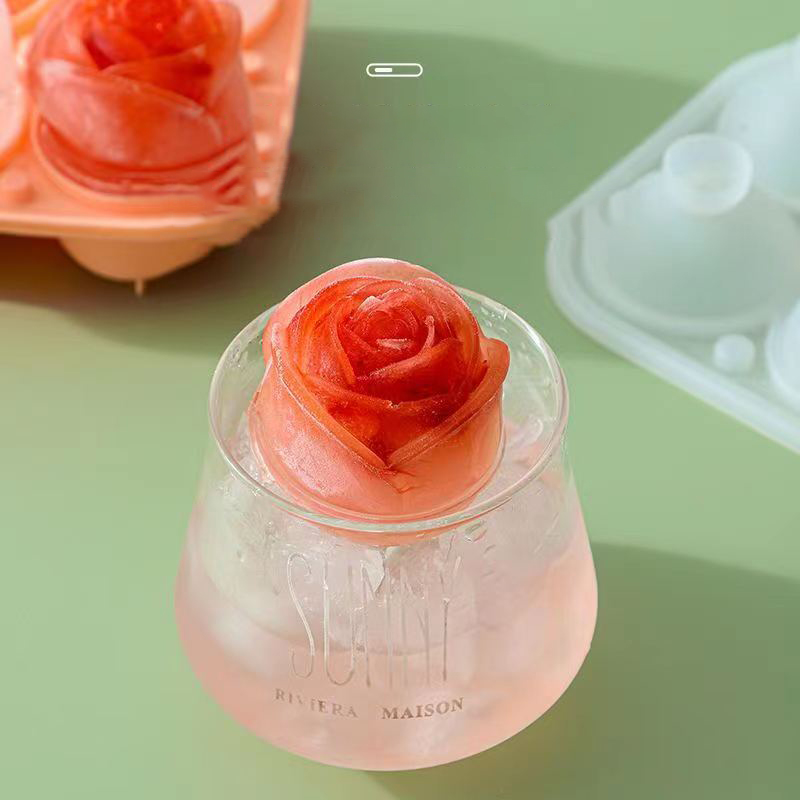 3D Rose Ice Molds 4 Holes Ice  - Zyliss Kitchen Gadgets ulasan dan harga