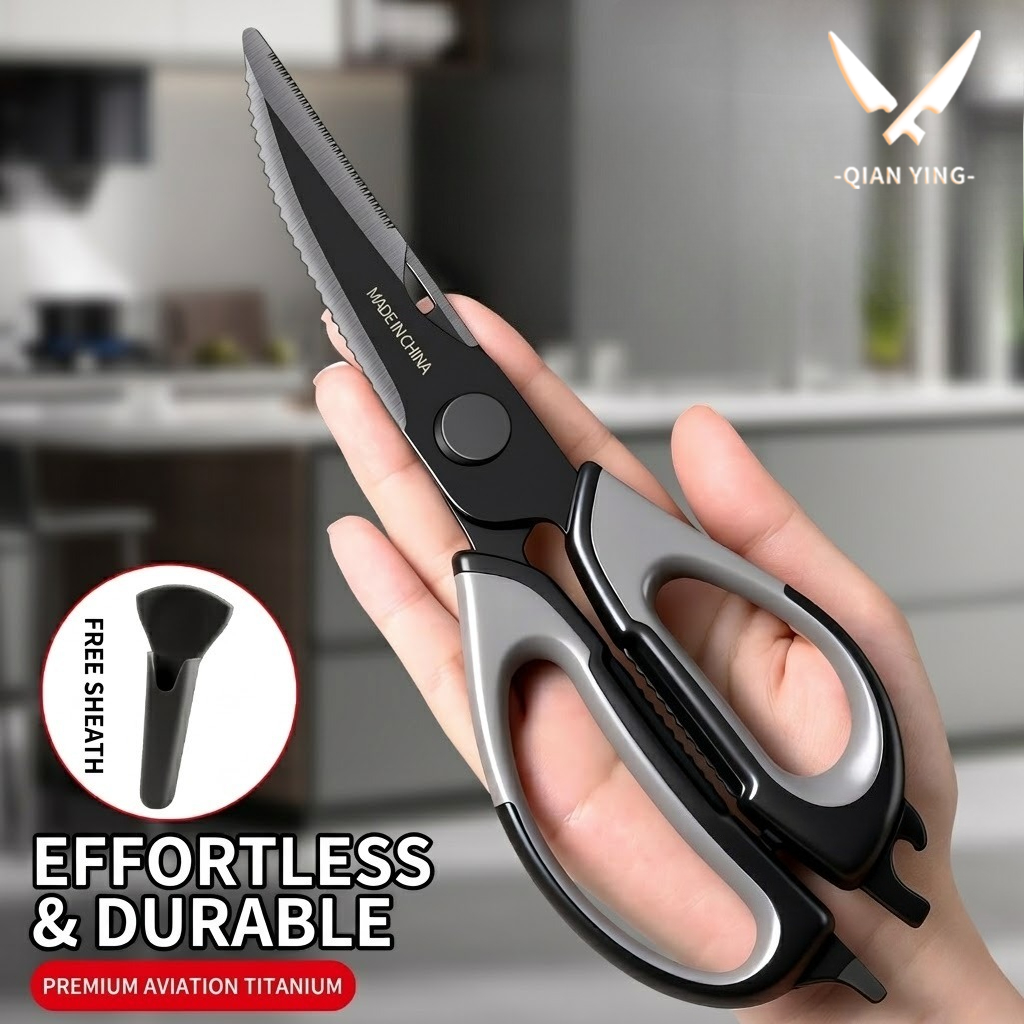 Kitchen scissors Titanium Chic - Zyliss Kitchen Gadgets ulasan dan harga
