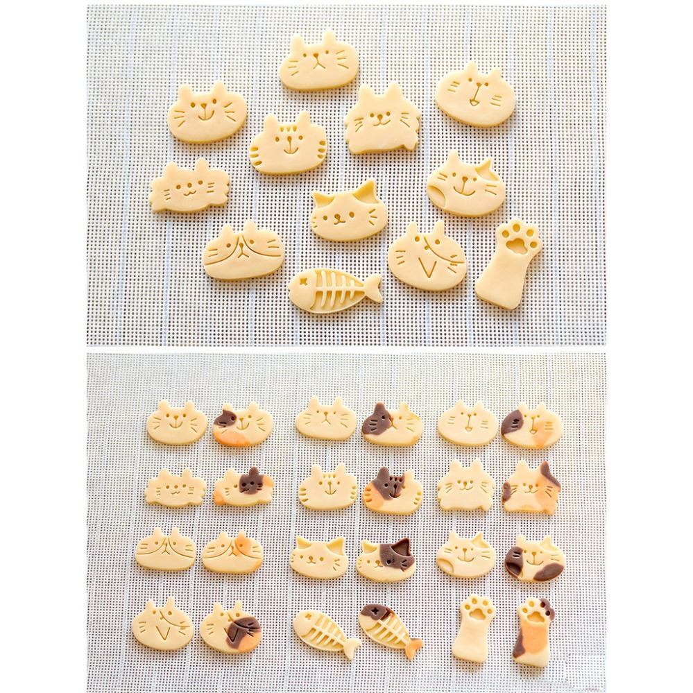 Cute Kitten DIY Stamp Cookie C - Zyliss Kitchen Gadgets ulasan dan harga