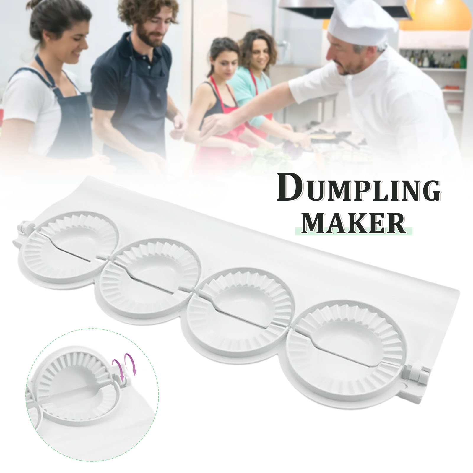Large Diy Dumpling Mold Dough  - Zyliss Kitchen Gadgets ulasan dan harga