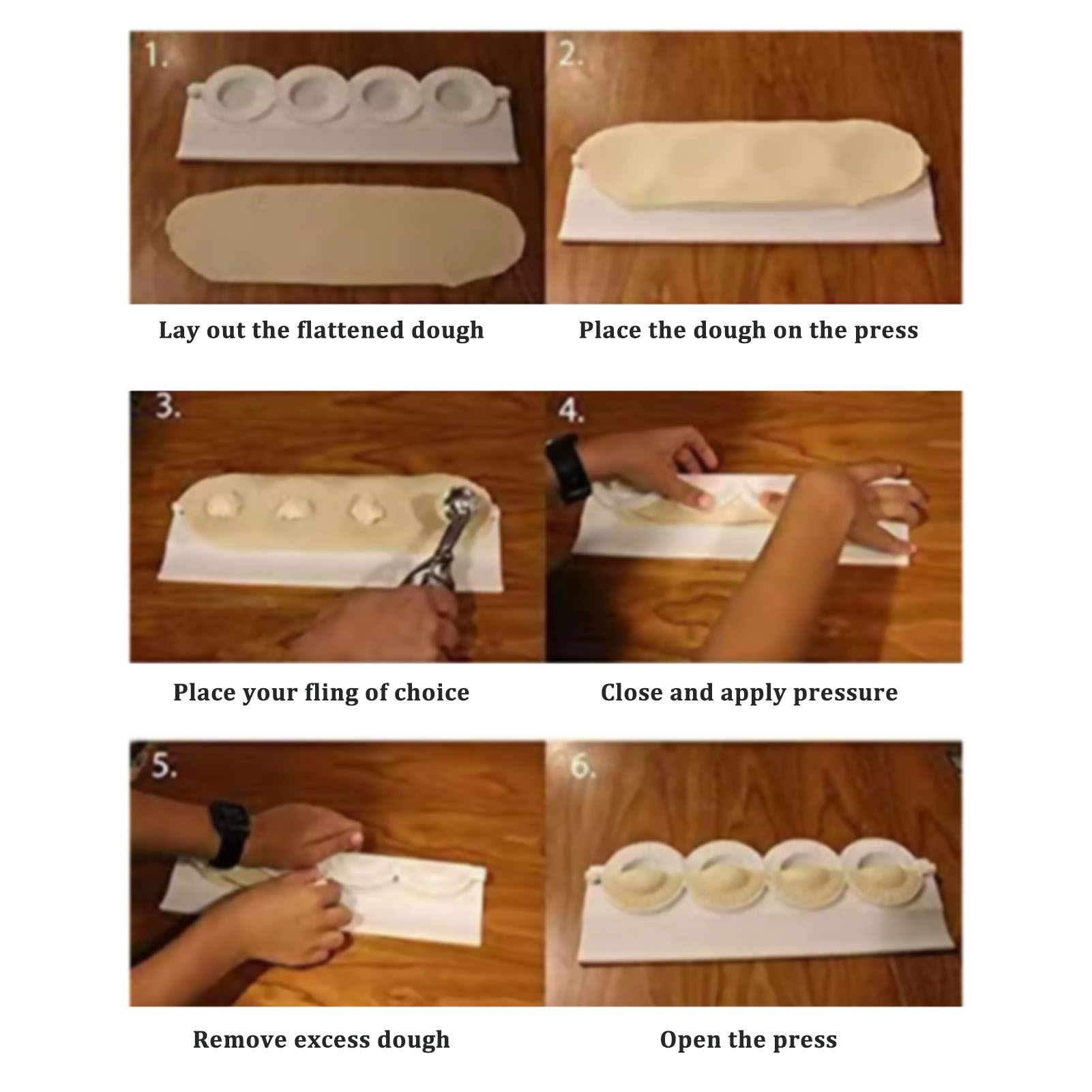 Large Diy Dumpling Mold Dough  - Zyliss Kitchen Gadgets ulasan dan harga