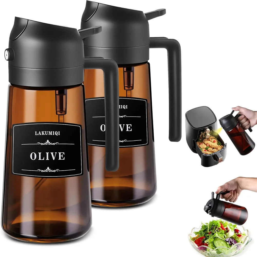 2026 2-in-1 Glass Oil Dispense - Kitchen Gadgets Oil Spray ulasan dan harga