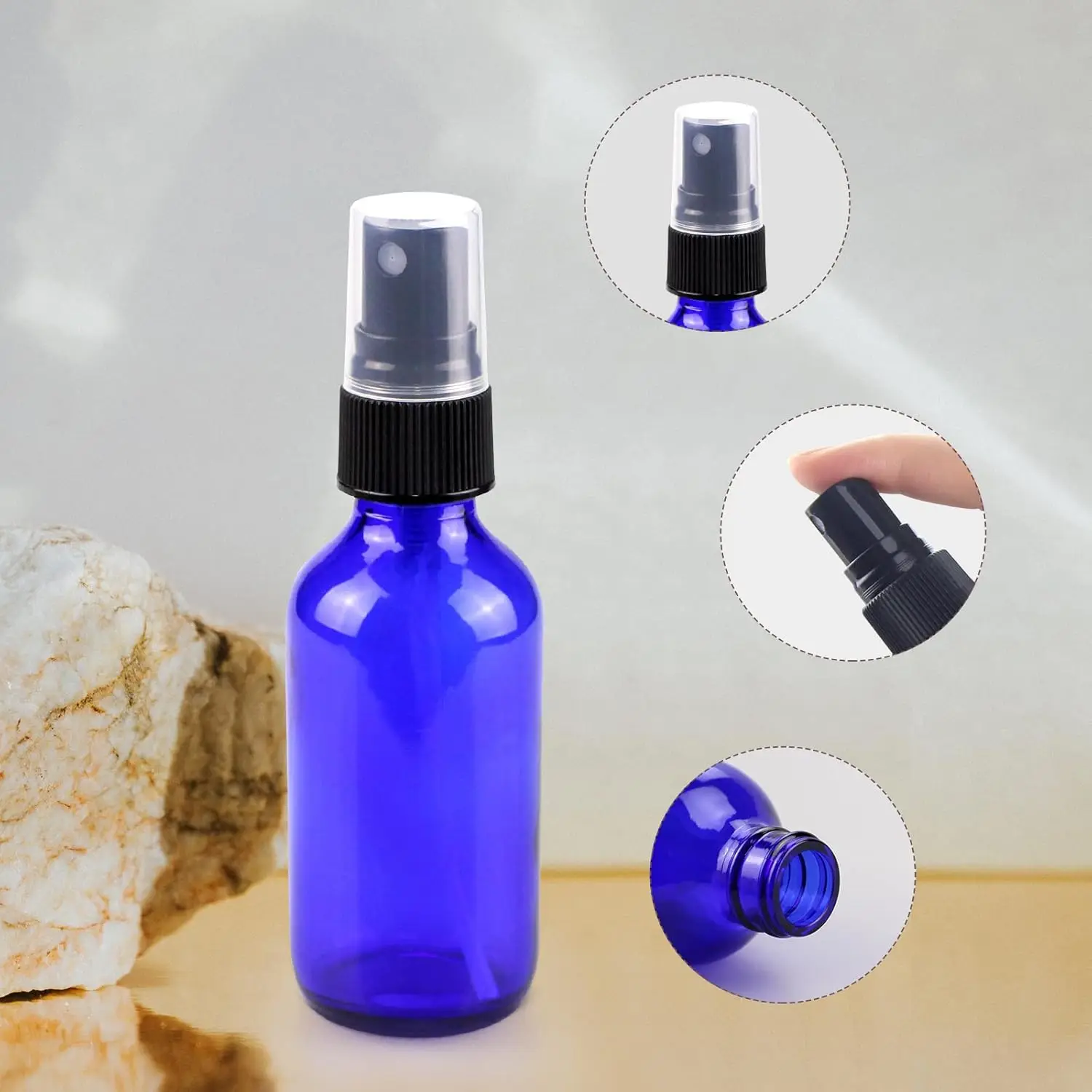 1 Piece 5ml /100ml Blue Glass  - Kitchen Gadgets Oil Spray ulasan dan harga