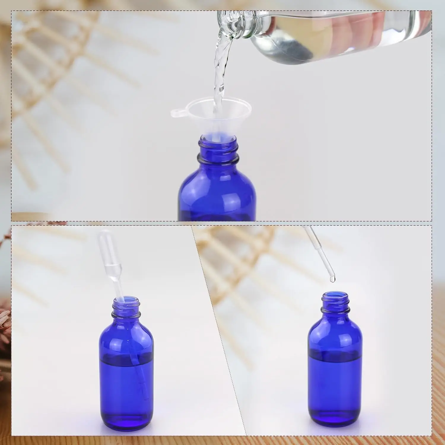 1 Piece 5ml /100ml Blue Glass  - Kitchen Gadgets Oil Spray ulasan dan harga