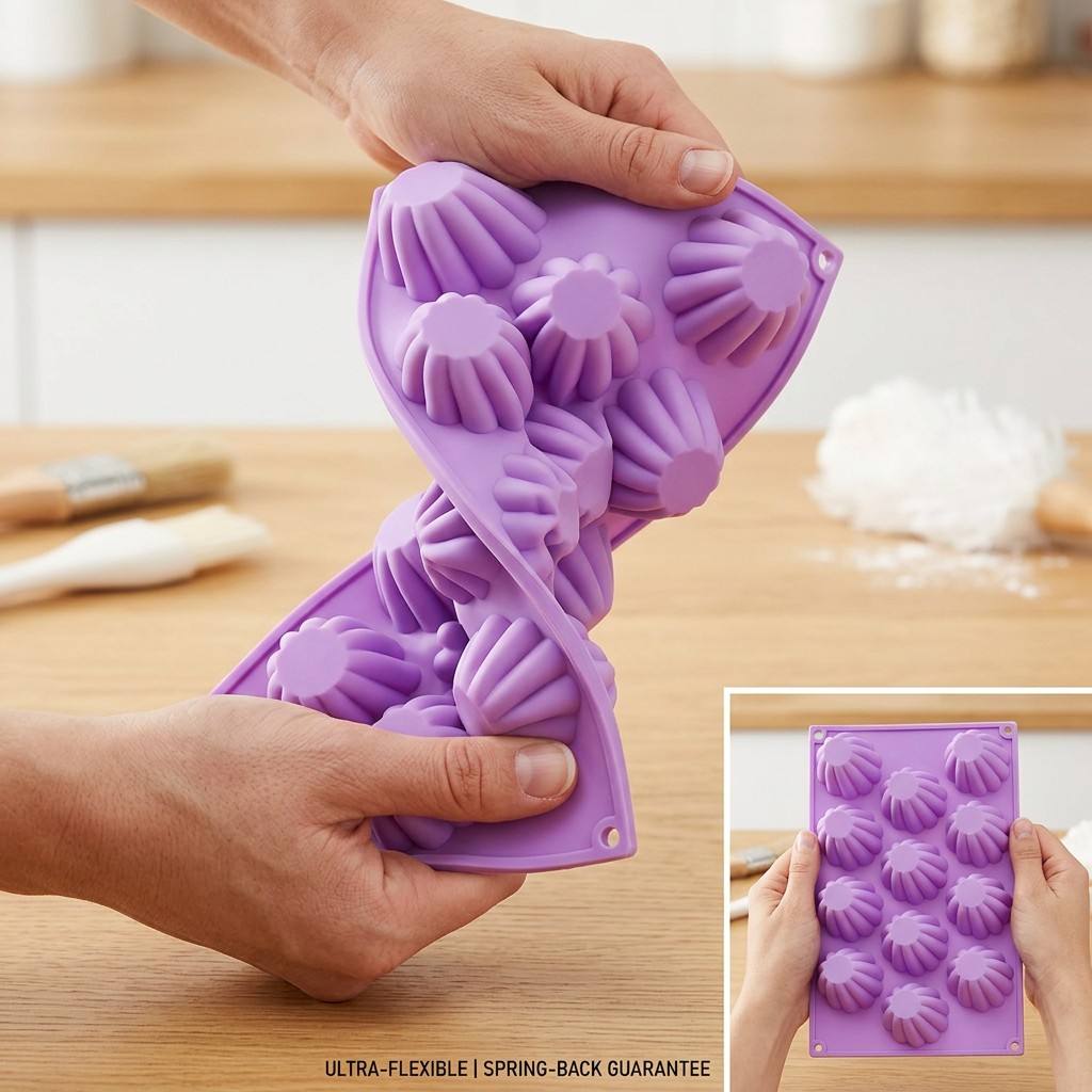 12-Cavity Mini Spiral Silicone - Zyliss Kitchen Gadgets ulasan dan harga